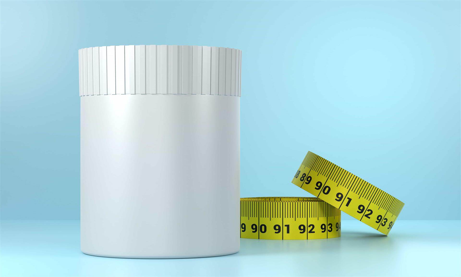 sizes of powder package